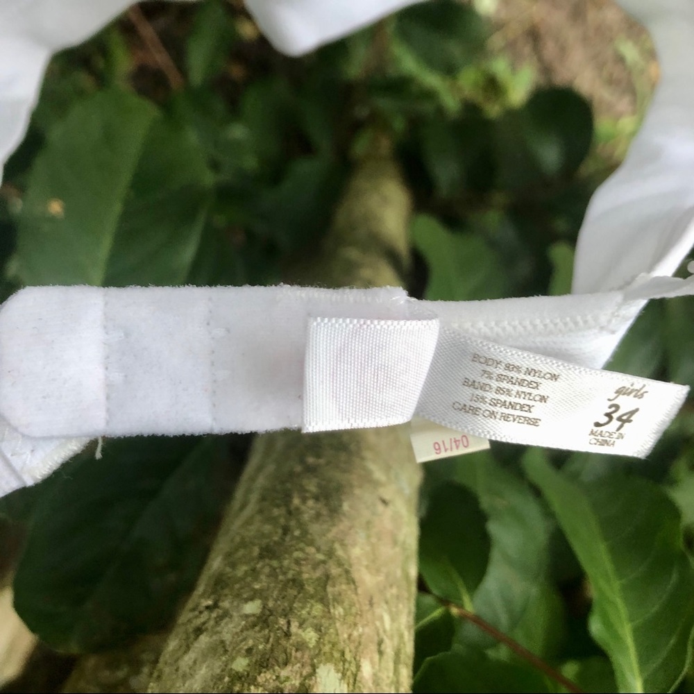 SO Bra Training Padded White Bra Sz.34 - Picture 2 of 4